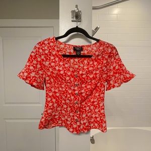 Red Top | Size XS | Hooked Up by I.O.T